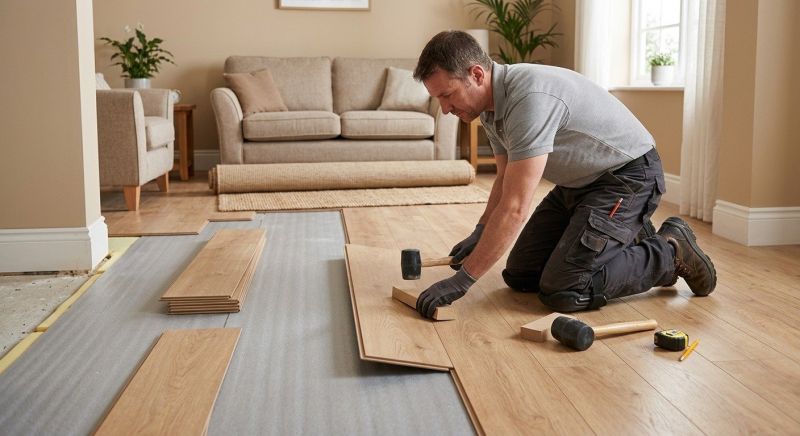 Laminate Floor Installation in Parke County, IN