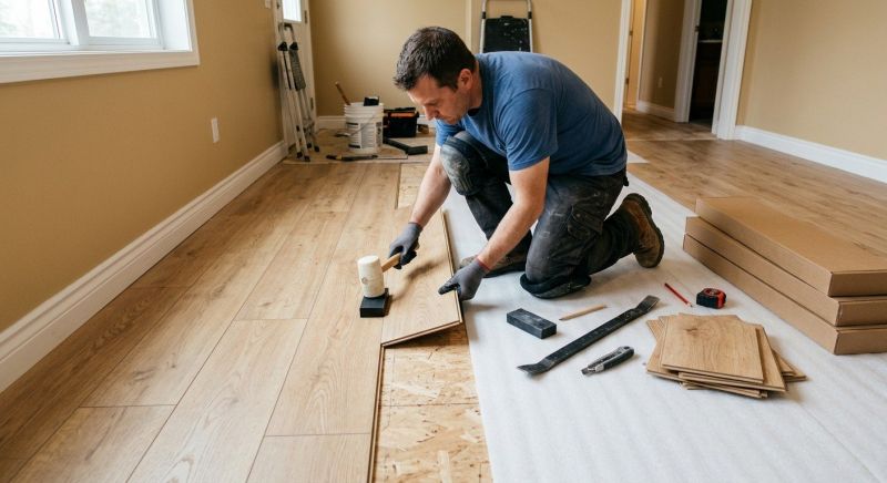 Laminate Floor Remodeling in Rockville, IN