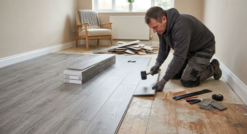 Laminate Floor Replacement in Clay County, IN