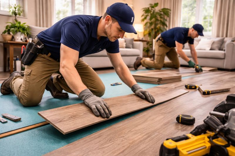 Laminate Floor Replacement in Clay County, IN