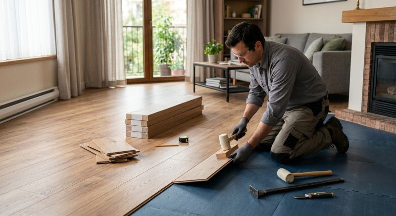 Laminate Wood Installation in Rockville, IN