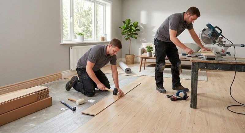Laminate Wood Installation in Rockville, IN