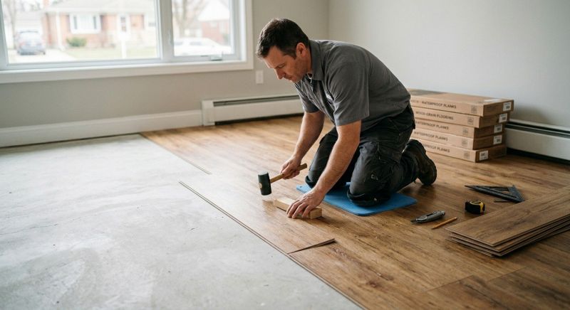Linoleum Floor Installation in Clay County, IN