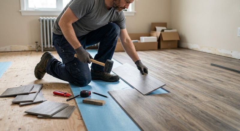 Linoleum Floor Installation in Mecca, IN