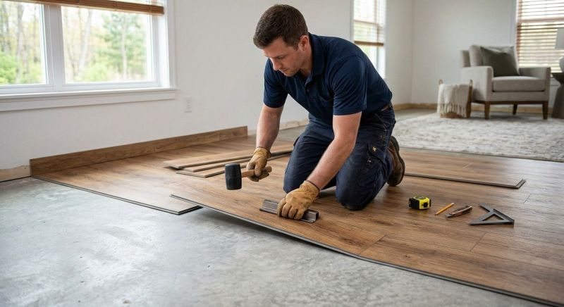 Luxury Vinyl Tile Installation in Clay County, IN