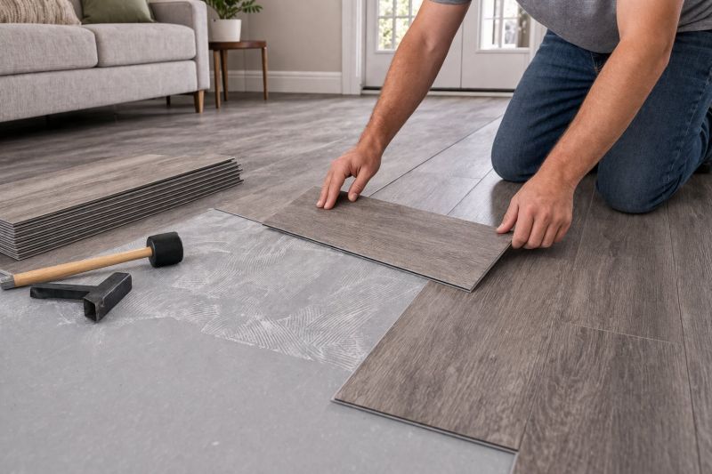 Luxury Vinyl Tile Installation in Rockville, IN