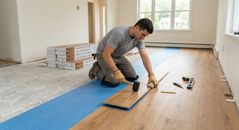 Luxury Vinyl Tile Installation in Parke County, IN