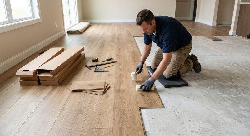 Lvt Flooring Installation in Greencastle, IN