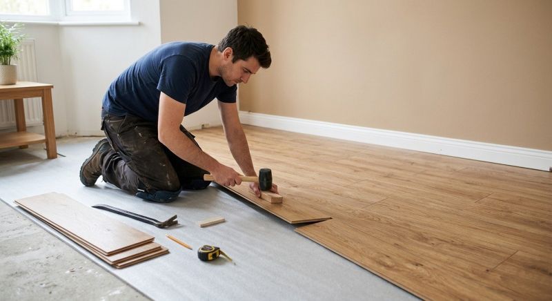 Plank Laminate Installation in Rockville, IN