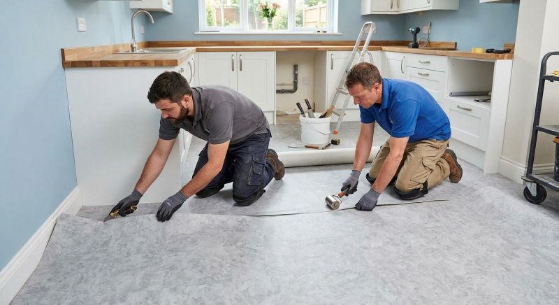 Sheet Linoleum Installation in Rockville, IN