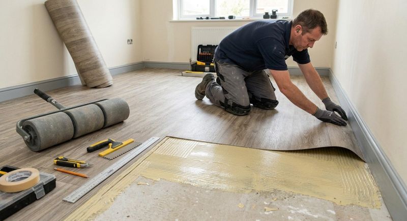 Sheet Linoleum Installation in Rockville, IN