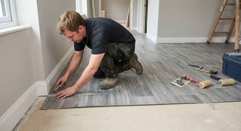 Sheet Vinyl Installation in Rockville, IN