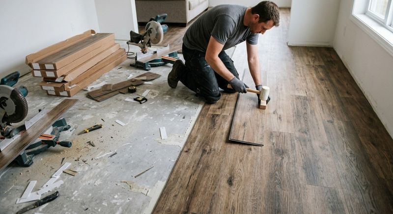Vinyl Flooring Installation in Cayuga, IN