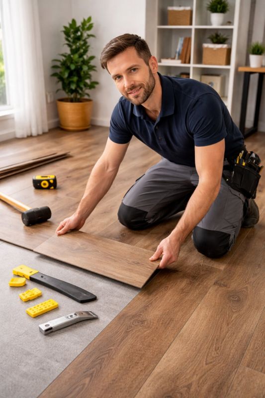 Vinyl Flooring Installation in Rockville, IN