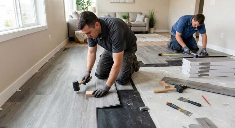 Vinyl Flooring Installation in Rockville, IN