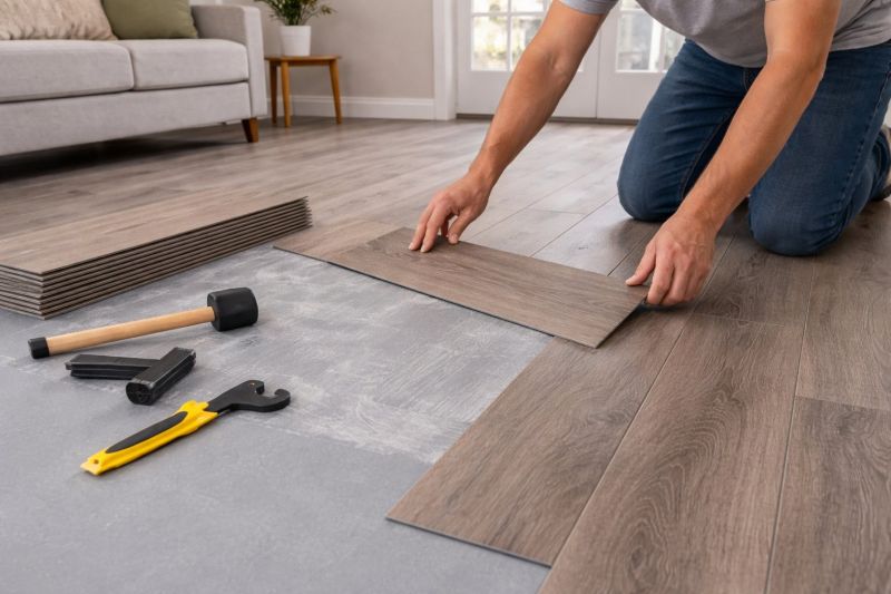 Vinyl Flooring Installation in Mecca, IN