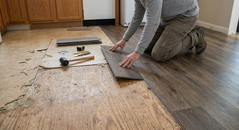 Vinyl Flooring Installation in Parke County, IN
