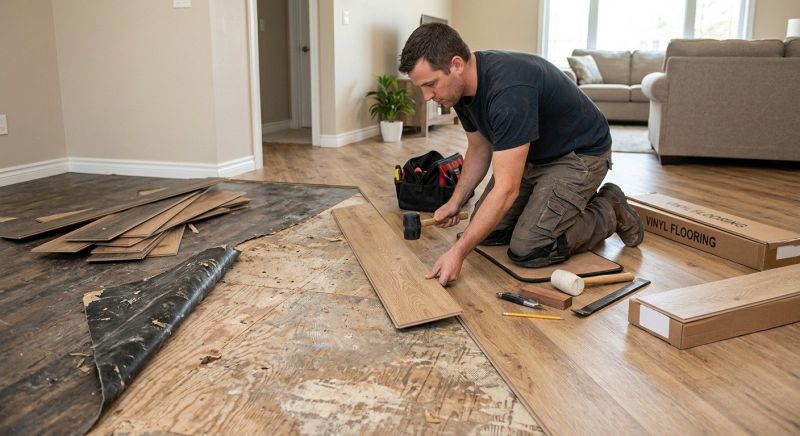 Vinyl Flooring Installation in Terre Haute, IN