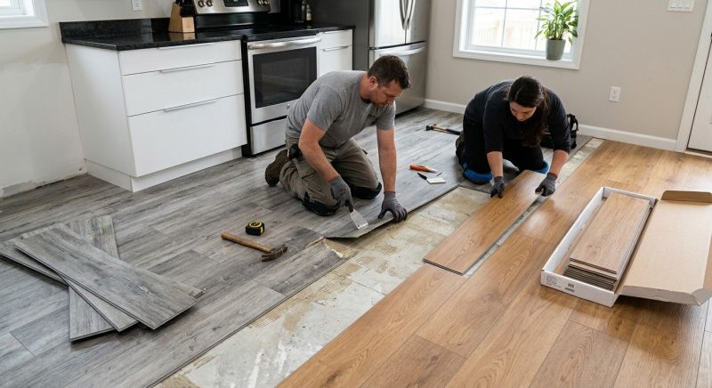 Vinyl Tile Replacement in Rockville, IN